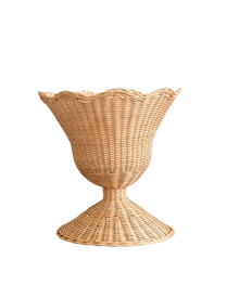 RATTAN SCALLOPED BOWL