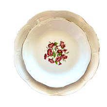 ASSIETTE À DESSERT VINTAGE LISERON - LOT DE 12 