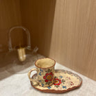 MA TASSE À THÉ ET ASSIETTE OVALE MA JARDIN