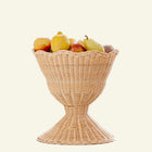 RATTAN SCALLOPED BOWL