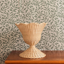 RATTAN SCALLOPED BOWL