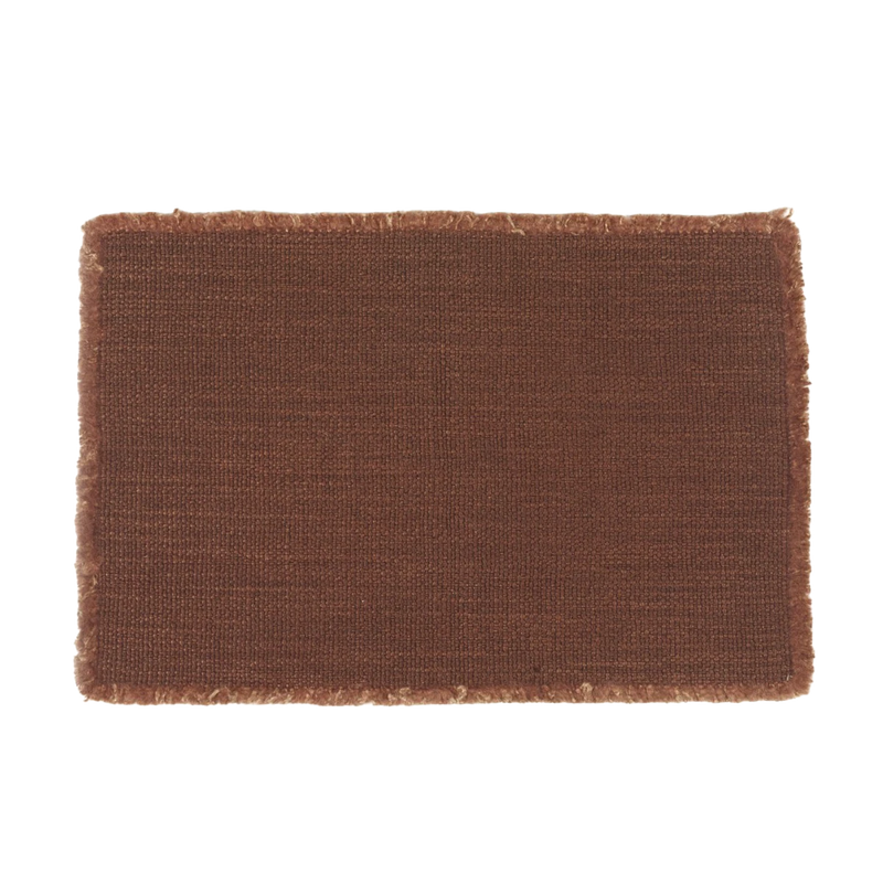 SET DE TABLE CUIR JASPE - LOT DE 4