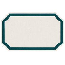 SET DE TABLE MAJORQUE VERT FONCÉ - LOT DE 4