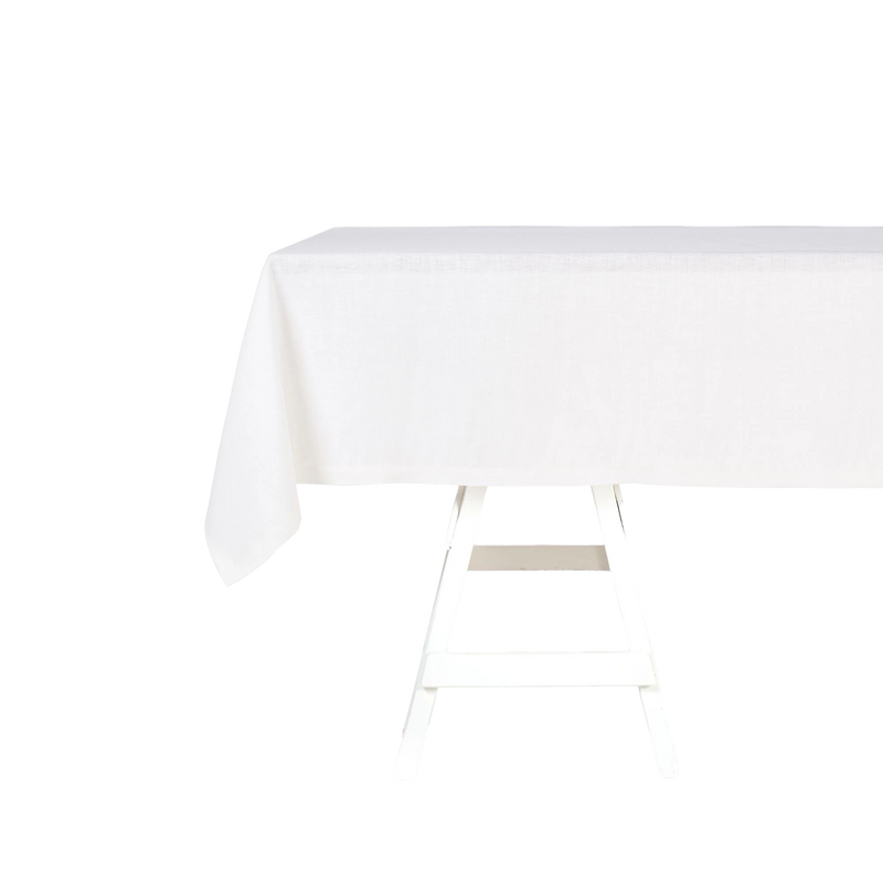 RIVERSIDE TABLECLOTH - OPTIC WHITE- 180x350cm