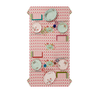 NAPPE EN LIN VERANDA MAGENTA ROSE -  180x350cm