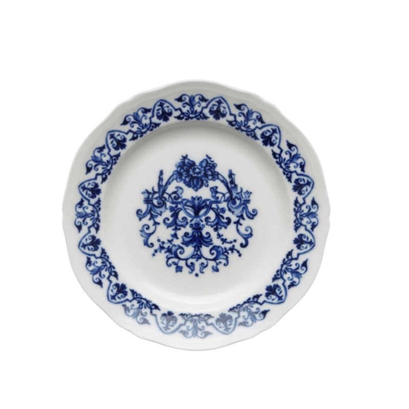 ASSIETTE À DESSERT BABELE BLU - LOT DE 4
