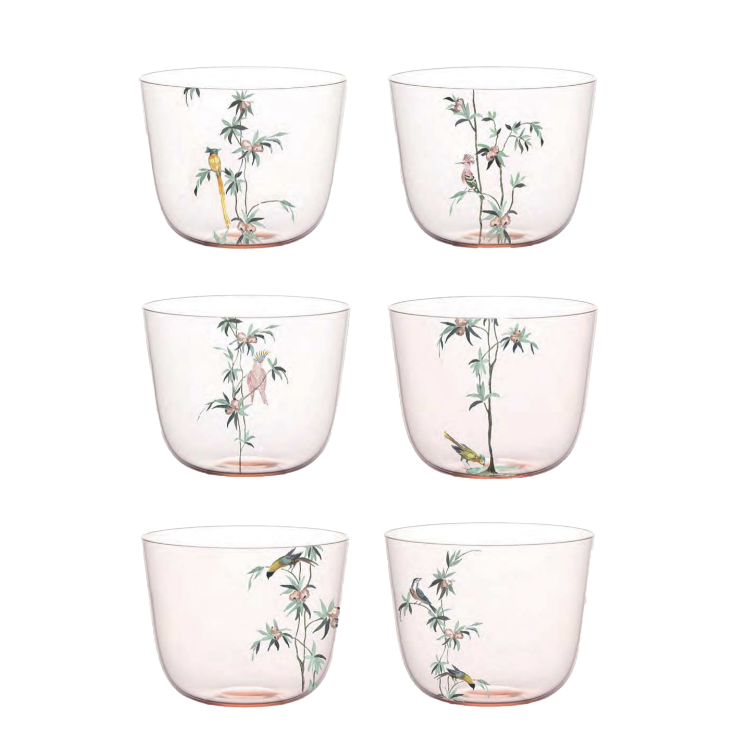 GOBELET GARDEN OF PARADISE - LOT DE 6