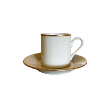 TASSE À EXPRESSO BORD DORÉ - LOT DE 2