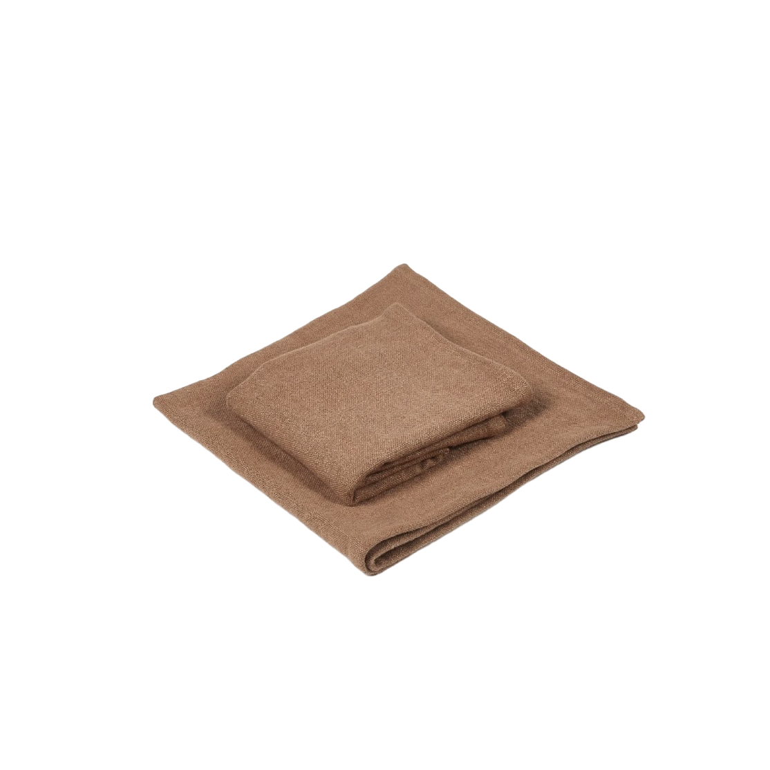 SERVIETTES HUDSON CANNELLE - LOT DE 4