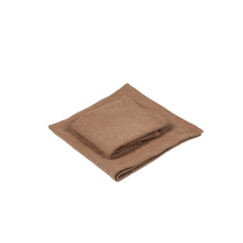 SERVIETTES HUDSON CANNELLE - LOT DE 4
