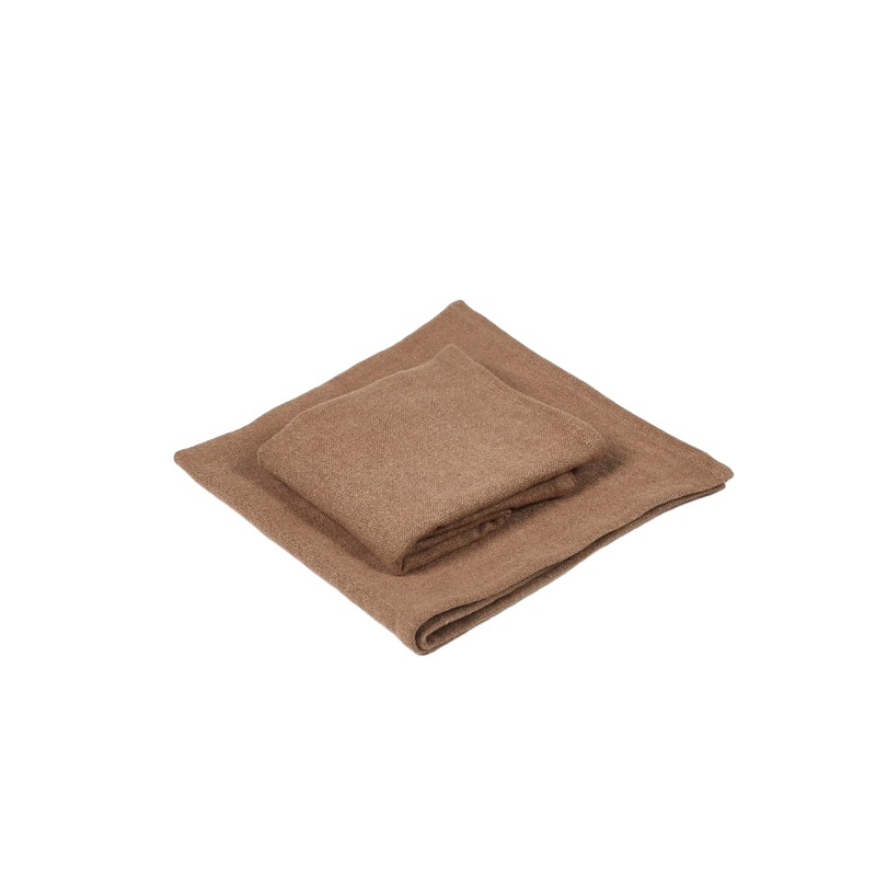 SERVIETTES HUDSON CANNELLE - LOT DE 4