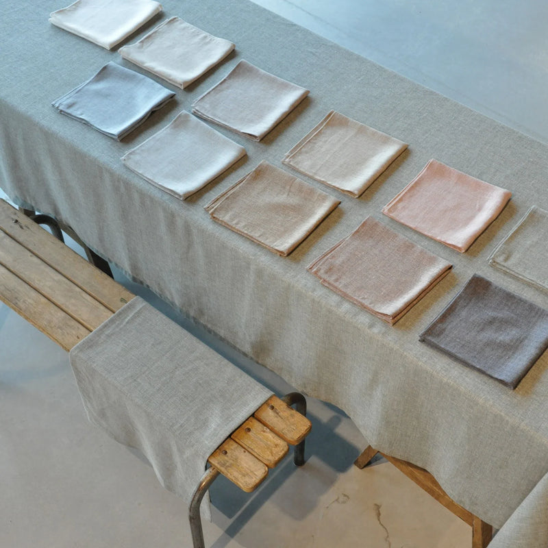 RIVERSIDE TABLECLOTH - OPTIC WHITE- 180x350cm