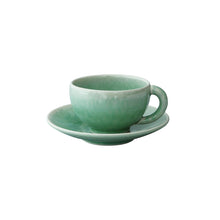 CUP & SAUCER M TOURRON JADE - SET OF 4