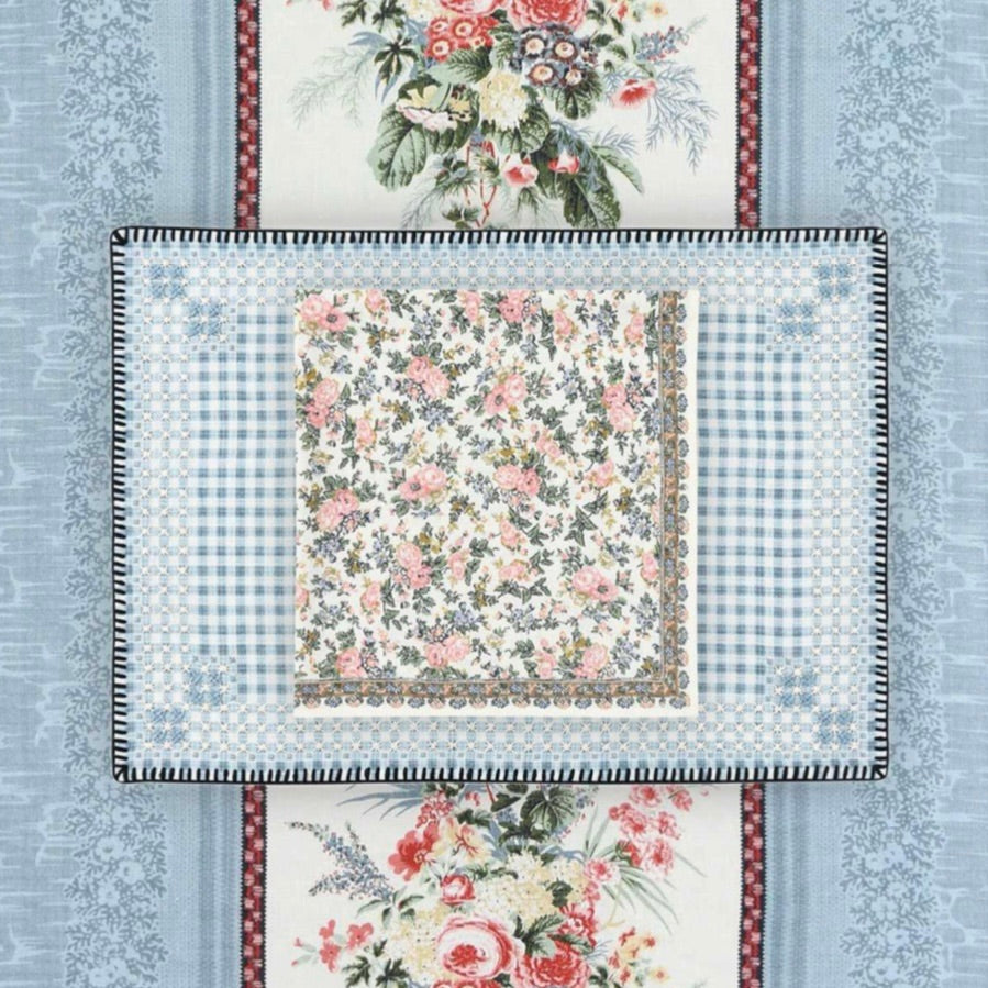 SERVIETTE ALICE TAUPE - LOT DE 4