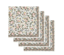 SERVIETTE ALICE TAUPE - LOT DE 4