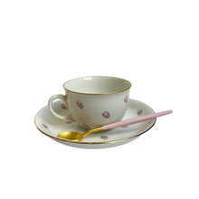 TASSE À ESPRESSO PETITES ROSES ÉPARSÉES - LOT DE 2