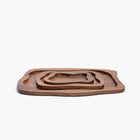 WOODEN TRAY MORIBANA LARGE WALNUT