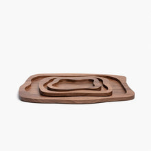 WOODEN TRAY MORIBANA LARGE WALNUT