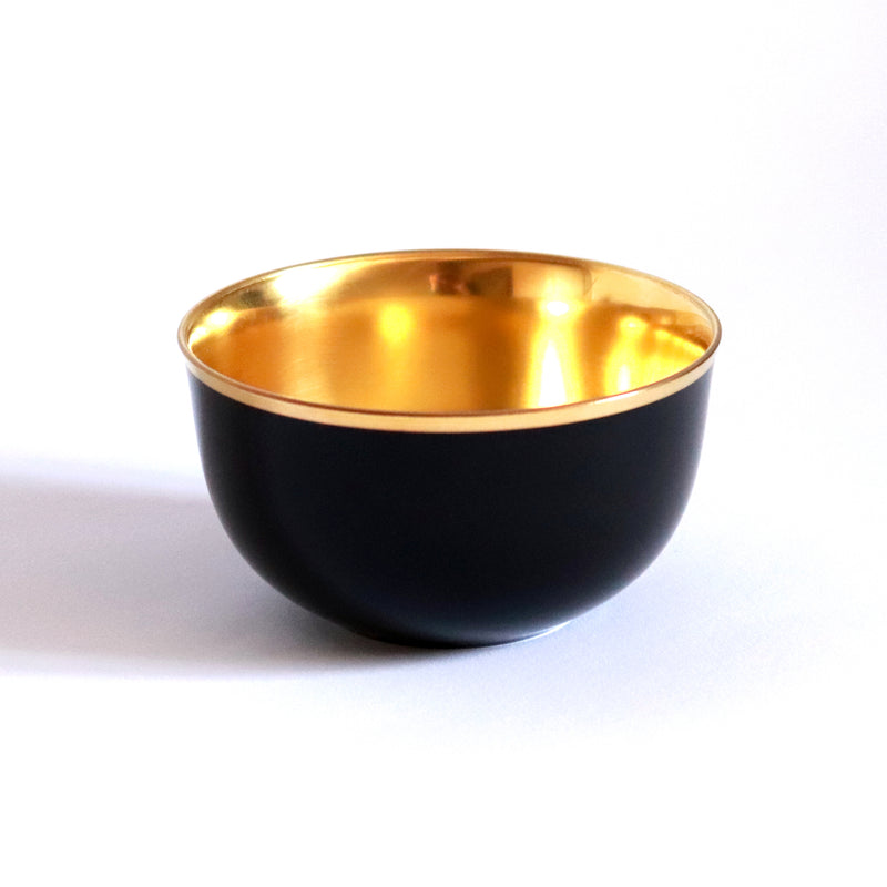 CHAMPAGNE BOWL BELVEDERE BLACK AND GOLD