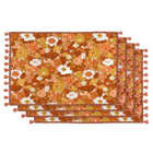 PLACEMAT LULU ORANGE - SET OF 4